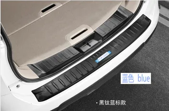 

For Nissan Latest new X-Trail XTrail T32 2017-2018 Rogue Steel Rear Bumper Protector Sill Trunk Guard Cover Trim Car Accessories