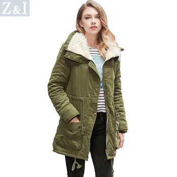

women's parkas coats fem me clothes 2019 jackets ladies plus large big size warm long hooded Cotton casual thicken olive winter