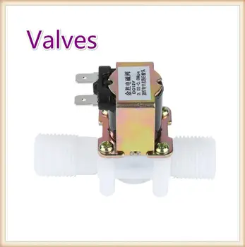 

1/2" Plastic 12V 24 VSolenoid Valve Magnetic Washing Machine Dispenser Drinking Water Pneumatic Pressure Controller Switch Parts
