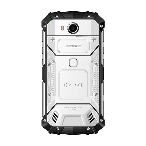 Sliver Doogee S60 Lite IP68 4G смартфон Android 7,0 NFC Беспроводная зарядка вода/пыленепроницаемый 5580 мАч 5," 4 Гб+ 32 ГБ Touch ID мобильный телефон - Цвет: Sliver