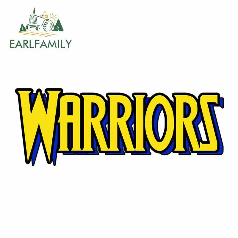 

EARLFAMILY 13cm x 4.8cm for Golden State Warriors Funny Car Sticker Vinyl Waterproof RV VAN Car Accessories JDM Anime Comic Sign