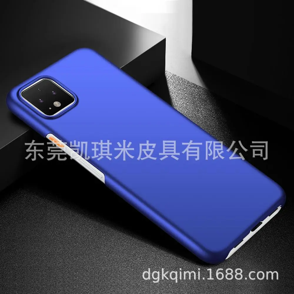 Чехол для телефона Google Pixel 4 XL Роскошный Матовый Жесткий Чехол для ПК на Pixel4 XL 4XL защитный кожух - Цвет: Синий