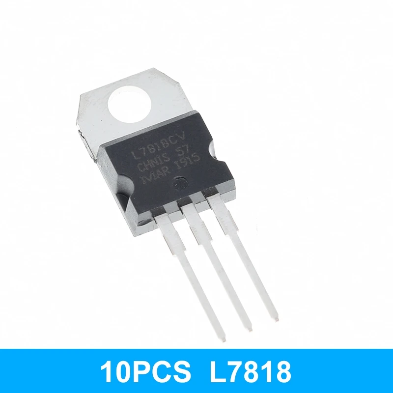 TZT 10/30PCS Spannungsregelungsmodul LM317T L7805 L7806 L7808 L7809 L7910 L7812 L7815 L7818 L7824 L7915 – Detail 16