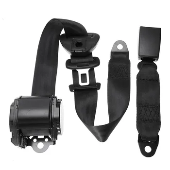 

Accessories Seat Belt Auto 1Pc Car Replacement Adjustable Straps Black