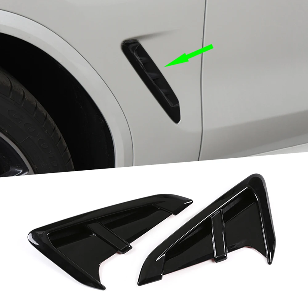 Car Front Fender,Thunder Edition Side Air Vent Cover Sticker,ABS,For BMW X3 G01 X4 G02 2018-2021,With M logo,Replacement Parts