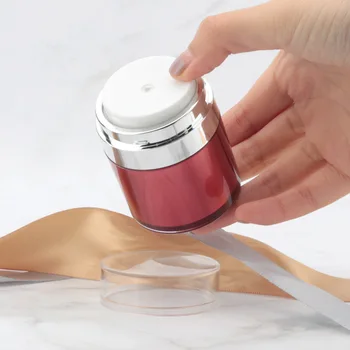 

Airless Pump Empty Refillable Makeup Cosmetic Jar Containers Travel Lotion Cream Bottle Women Mkeup Travel Botttles Sample Vials