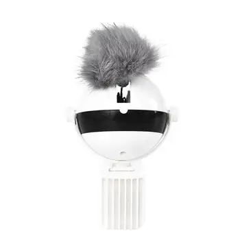 

Interactive Cat Toy Electric Flutter Rotating Funny Cat Teaser Lifting Fuzzy Ball LX9C