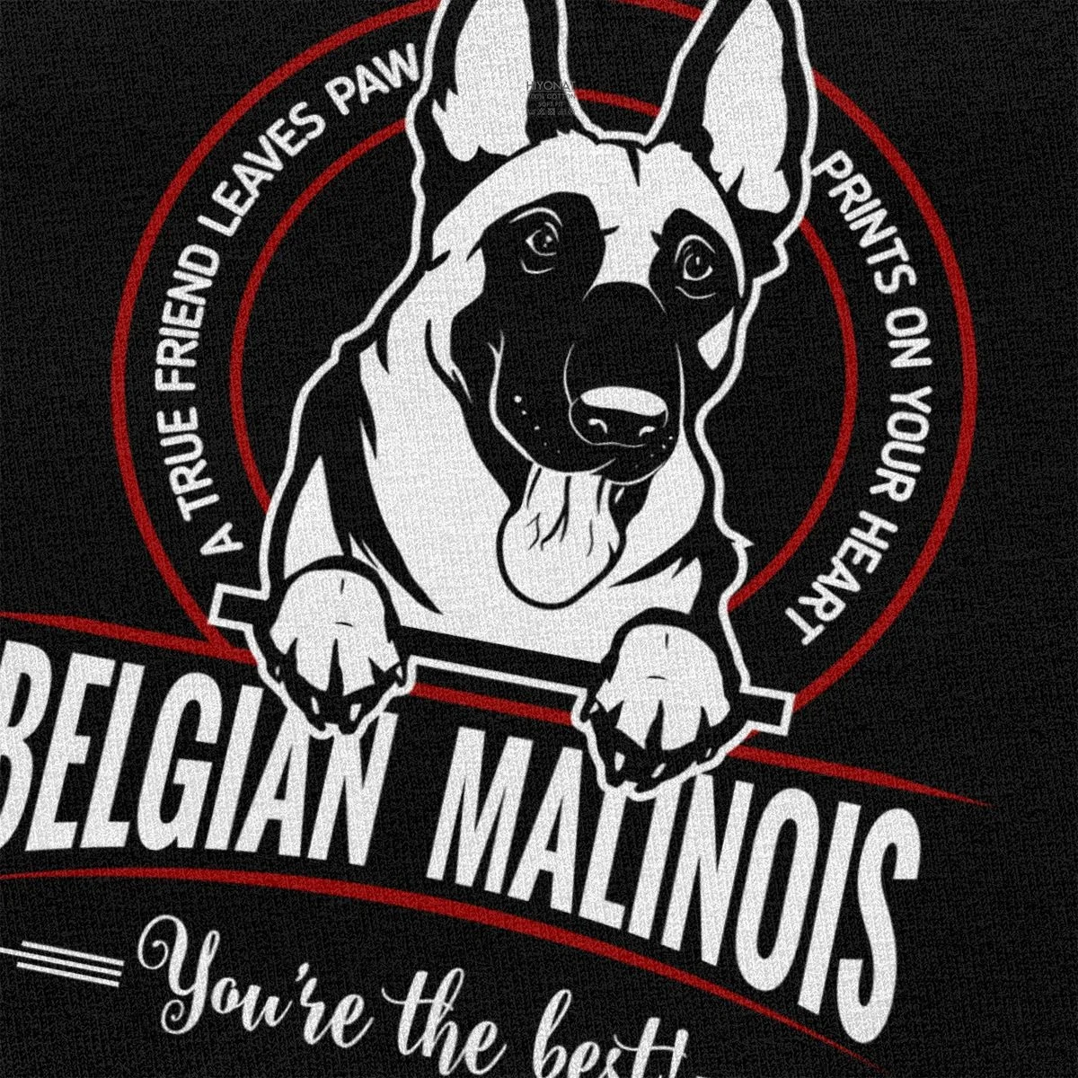 Fashion Men T Shirts Belgian Malinois Tshirt Short Sleeve Cotton Tee Top Best Friend Shepherd Dog T-shirt Clothing Gift Idea