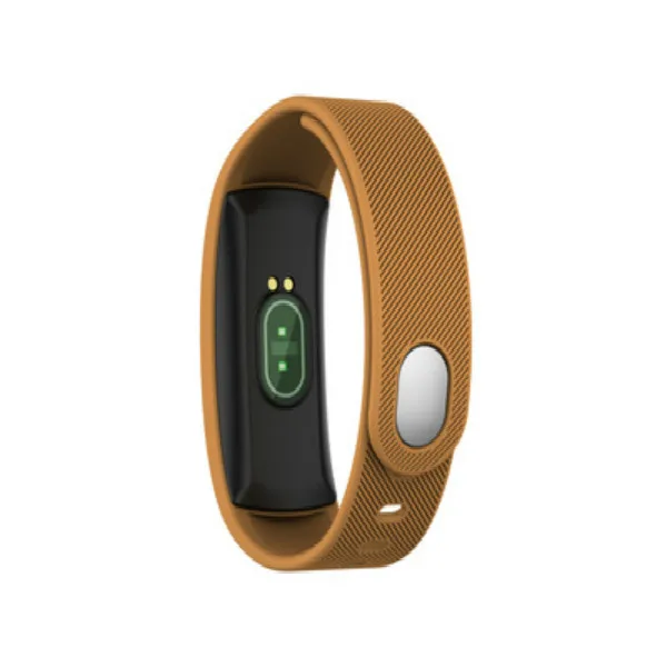 Smart watch Bluetooth Смарт-браслет кровяное давление измеритель кровяного давления, счетчик шагов спортивные водонепроницаемые мужские и женские Android IOS smart watch - Цвет: Brown