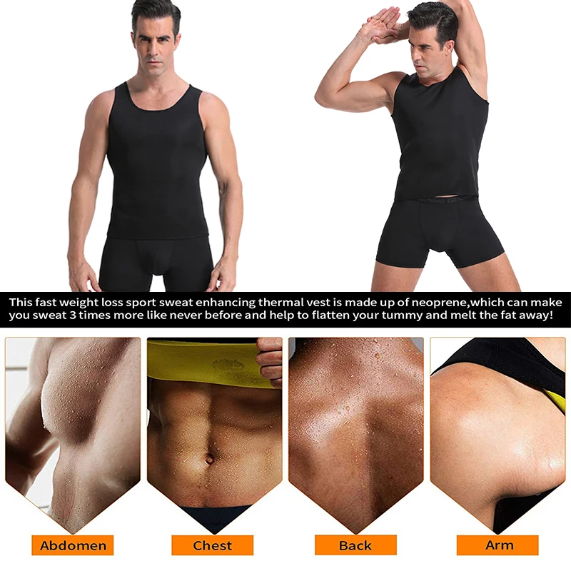 Plus Size S-5XL Men&Women Neoprene Shapewear Waist Trainer Slimming Corset Sweat Sauna Vest Thermal Body Shaper Gym Dropship US best body shaper