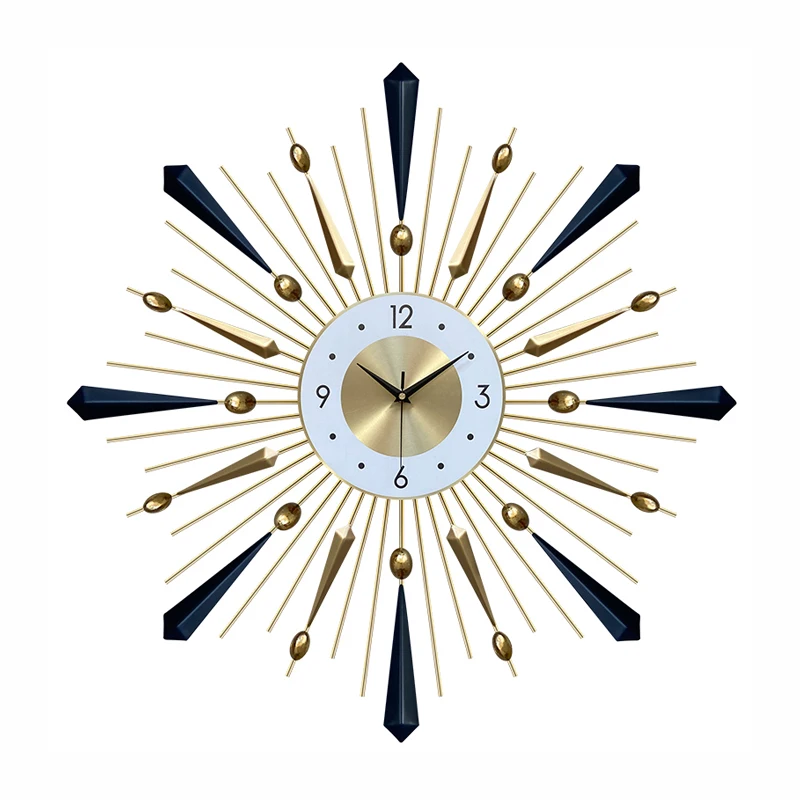 Clock Wall Clock Decorate Clock Gold  