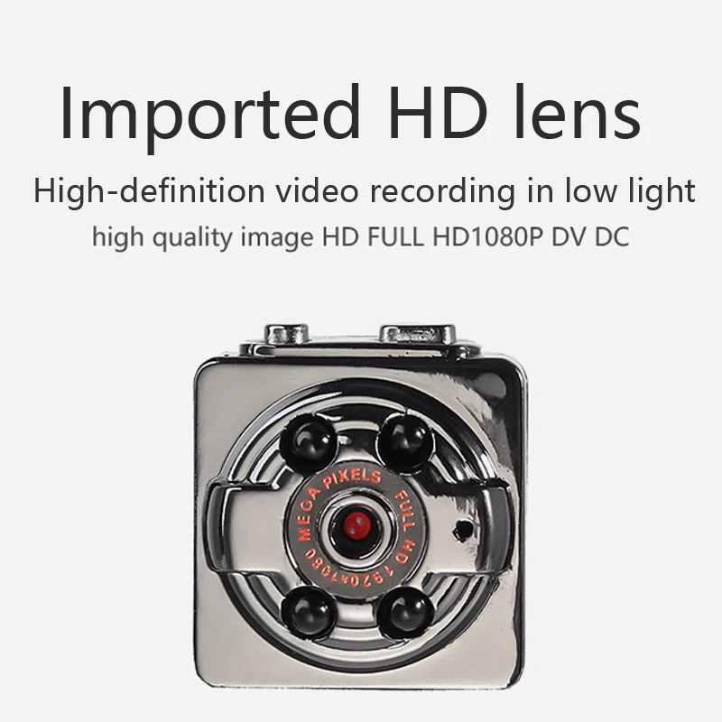 SQ8 1080P Full HD мини камера Автомобильная спортивная видеокамера датчик движения DVR диктофон ИК Ночное Видение микро камера