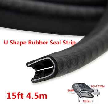 

Car Seal Strip Rubber Weatherstrip Protector Anti Scratch U-Shape Door Window