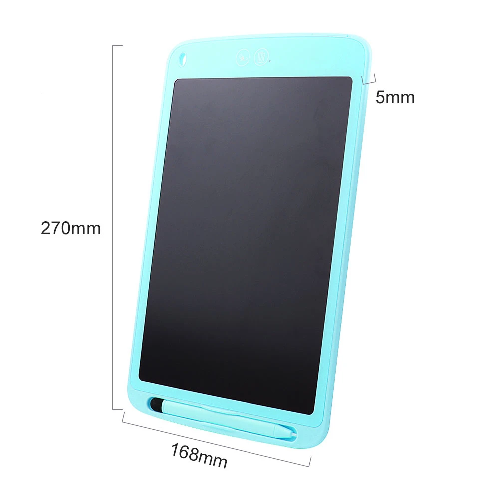 Детский планшет для рисования, игрушки, подарки, 8,5 ''11'' 12 ''lcd Цифровая графическая доска, электронный блокнот для рукописного ввода+ ручка для детей - Цвет: blue 11