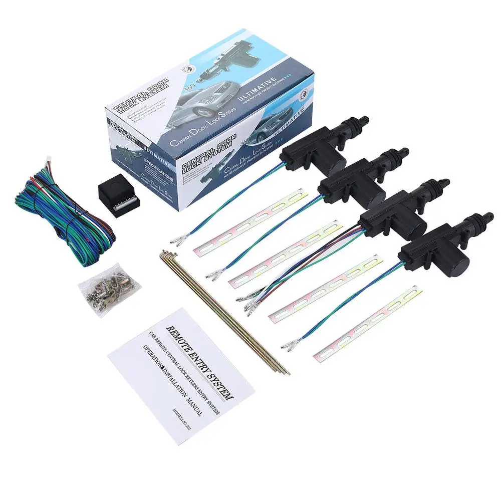 Прочный моторный привод дверной замок автомобильный Медный 4 патрона предотвращающий Застревание для