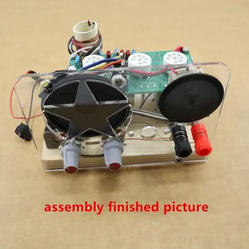 

1PCS/LOT Five wave band three lamp tube shortwave radio kit without base kit