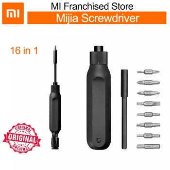 

Xiaomi Mijia Screwdriver 16 in 1 Ratchet Screwdriver Home High Precision Torx Cross 20N.m DIY Screw Driver S2 Bits Repair Tools