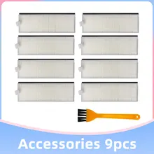 

Upgraded Version High Performance Washable Reusable Hepa Filter 8pcs Per Set for iLife A7 A9S Vacuum Cleaner Kits Accessories