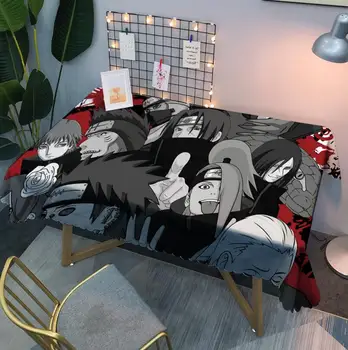 

Anime Naruto 3D Printed Tablecloth Cloth Dust-proof Rectangular Table Cover for Party Home Decor Waterproof Tablecloth 04