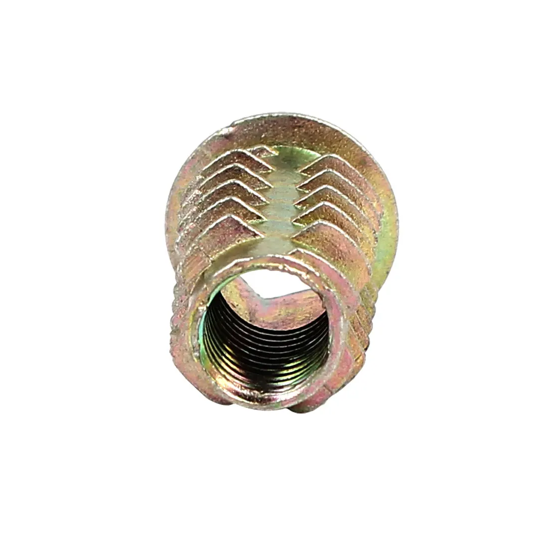 uxcell M8x25mm Interface Hex Socket Threaded Insert Nuts 20pcs for Wood Furniture