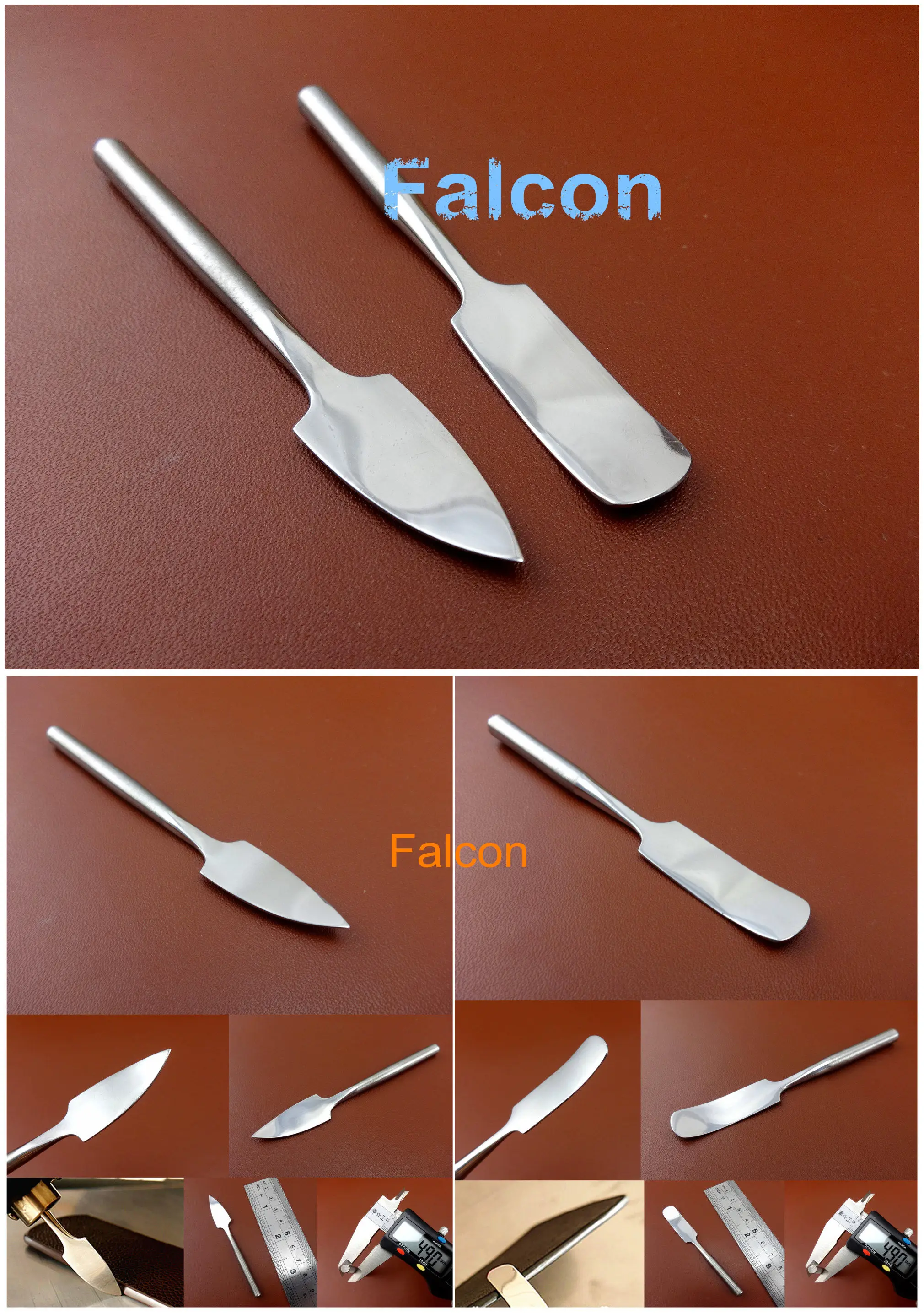 Wax spatula iron tip for creasing machine, regad, craftntools