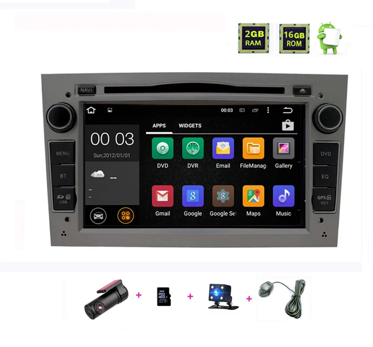 Gray DC8M Android 9,0 Автомагнитола 2 din DVD gps для Vauxhall Opel Astra H G J Vectra Antara Zafira Corsa Vivaro Meriva Veda 2DIN мультимедиа - Цвет: Gray DC8M