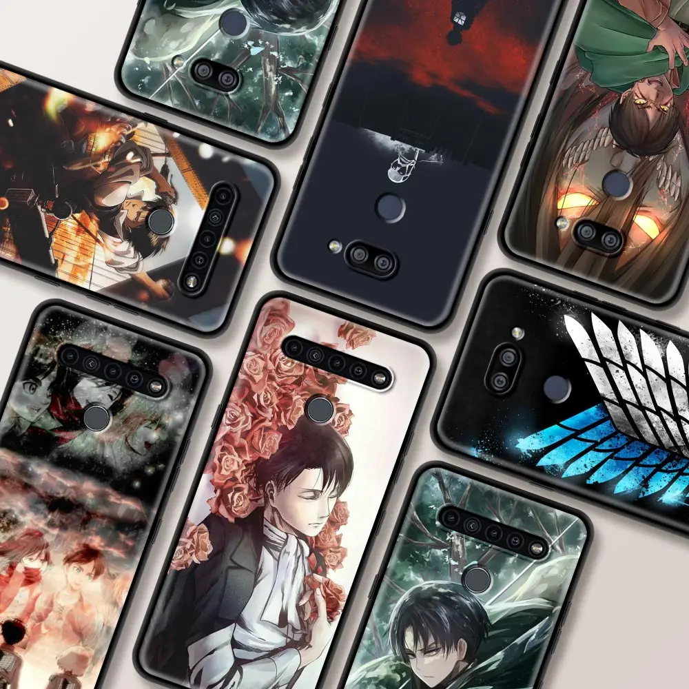 Anime Japanese attack on Titan Shockproof for LG K40 K40S K41S K50S K51S K61 G6 G7 G8 (ThinQ) Q51 Q60 Q61 Q70 Phone Soft Case | Мобильные