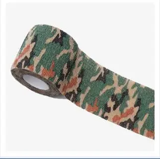 amry green 5 см x 4,5 м Кемпинг Камуфляж Открытый Охота стрельба инструмент камуфляж Стелс лента водонепроницаемый обертывание прочный армейский - Цвет: amry green
