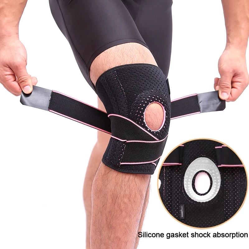 AOLIKES наколенник Coolfit Быстросохнущий силикагель 4 Весна Спорт поддержка колена