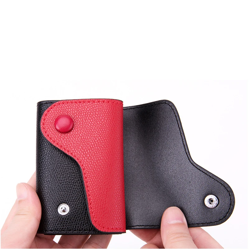 2020 новый небольшой застежкой держатель для карт унисекс с функцией блокировки RFID