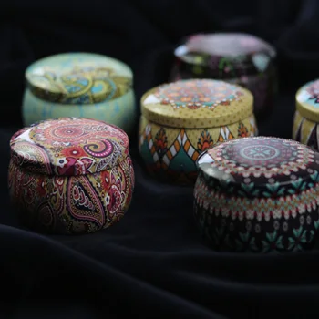 

Christmas round iron candy chocolate dessert gift box wedding birthday party decoration festival supplies storage box gifts 1pcs