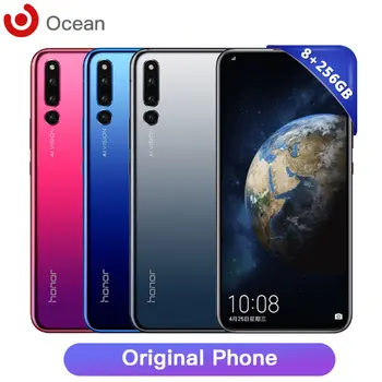 

Google Play Original Honor Magic2 Magic 2 Smartphone Kirin 980 8GB RAM 256GB ROM Octa Core Fingerprint ID 6.39 Inch Screen