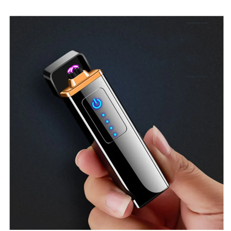 Армейский зеленый Мини USB Зажигалка Водонепроницаемая перезаряжаемая камуфляжная плазменная Зажигалка для наружного кемпинга Спортивная Зажигалка для сигарет - Цвет: Армейский зеленый