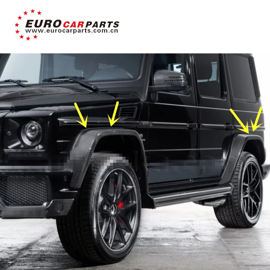 Г Класс w463 G63 карбоновый плавник над кранерами для w463 G63 G65 широкий карбоновый плавник колеса бровей