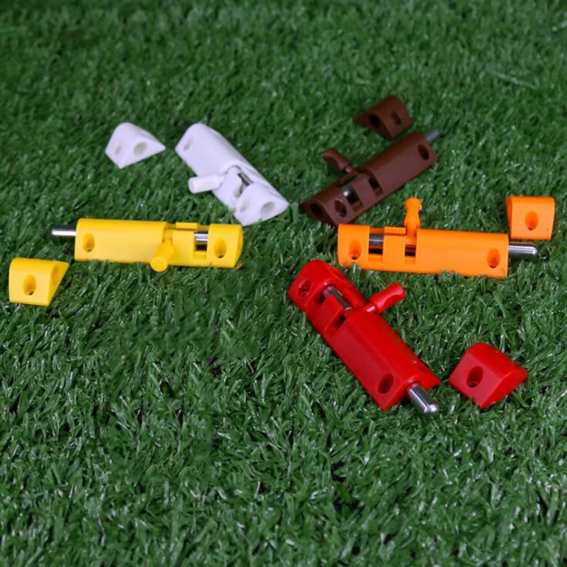 

High Quality Multicolor iron Art Door Latch Sliding Lock Barrel Bolt Latch Hasp Stapler Gate Safety Lock