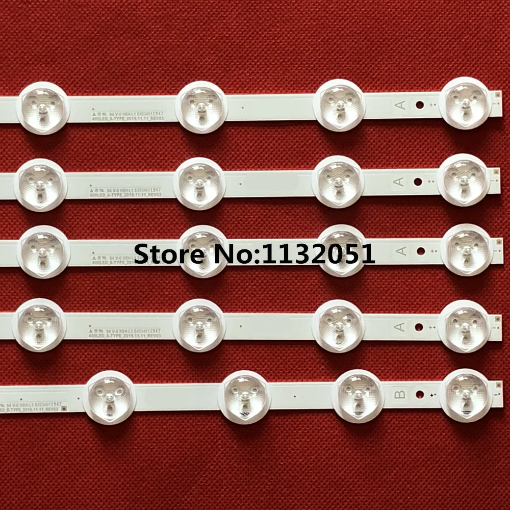 Светодиодный Подсветка полосы лампы для Vestel 4" ТВ VES400UNDS-2D-N02 VES400UNDS-2D-N03 VES400UNDS-2D-N04 LT-40C750 светодиодный 40287FHD 40272SMFH
