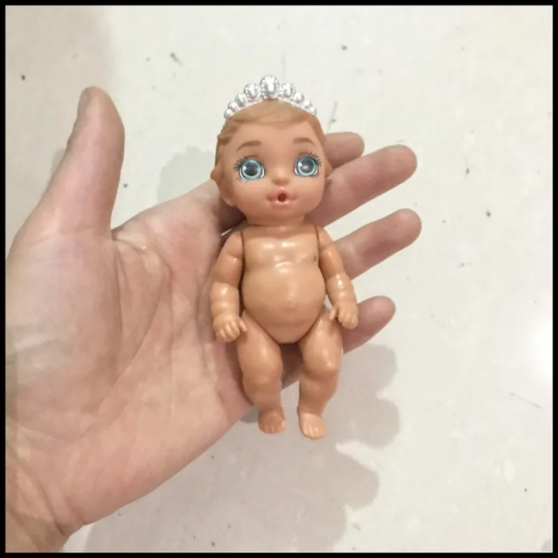 random 1pc USA Cute Mini Baby In My Pocket Doll Figure Toy Baby Doll DIY Decoration Gift