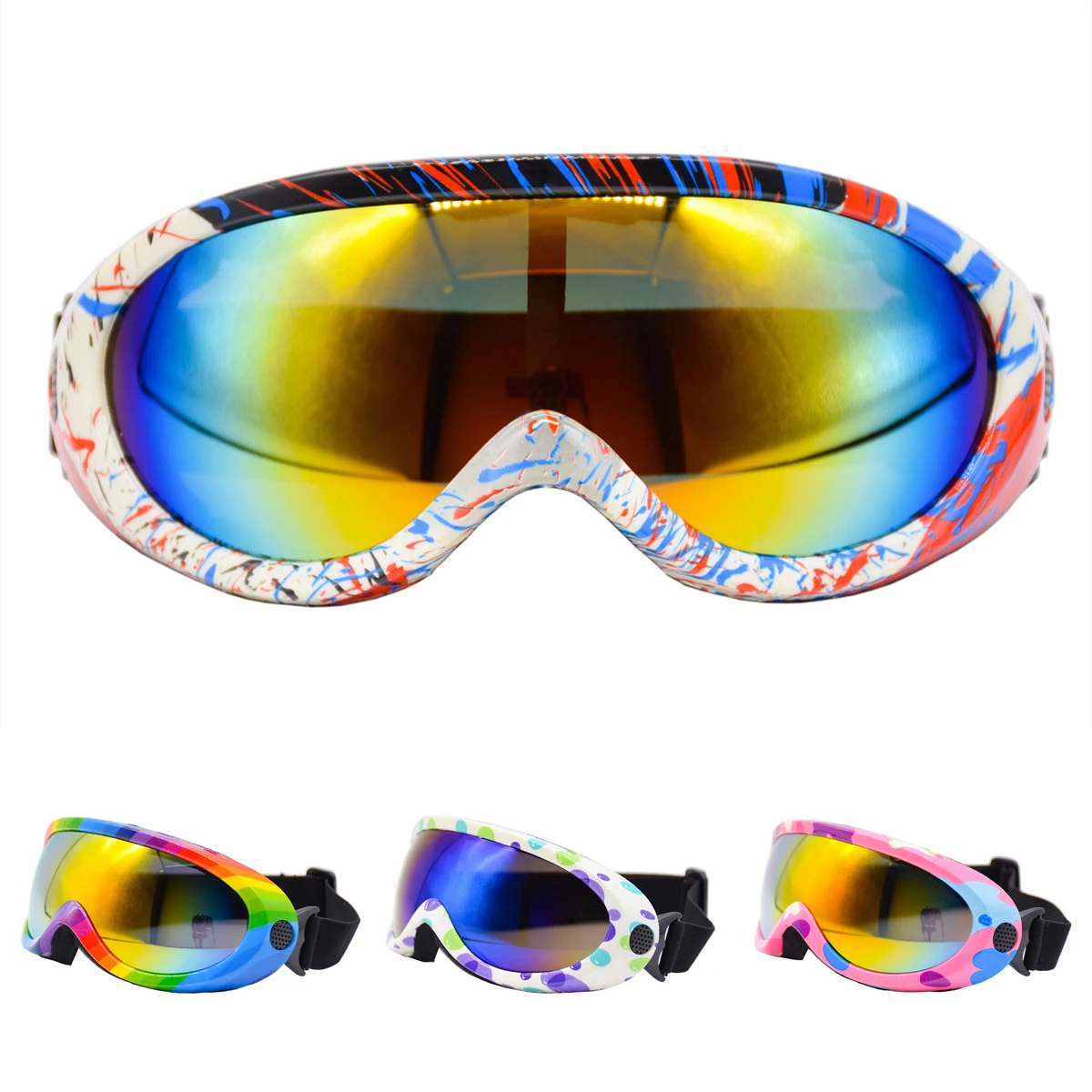 Youth Snowboard Gafas Ski Goggles Boys Girls Snow Goggle Snowboard Mask Winter oculos de neve Kids Ski Skiing Glasses Goggles