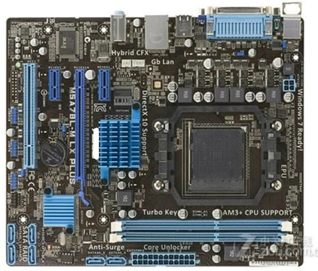 Оригинальная материнская плата M5A78L-M LX PLUS DDR3 Socket AM3/AM3 + USB2.0 USB3.0 16 Гб 760G/780L