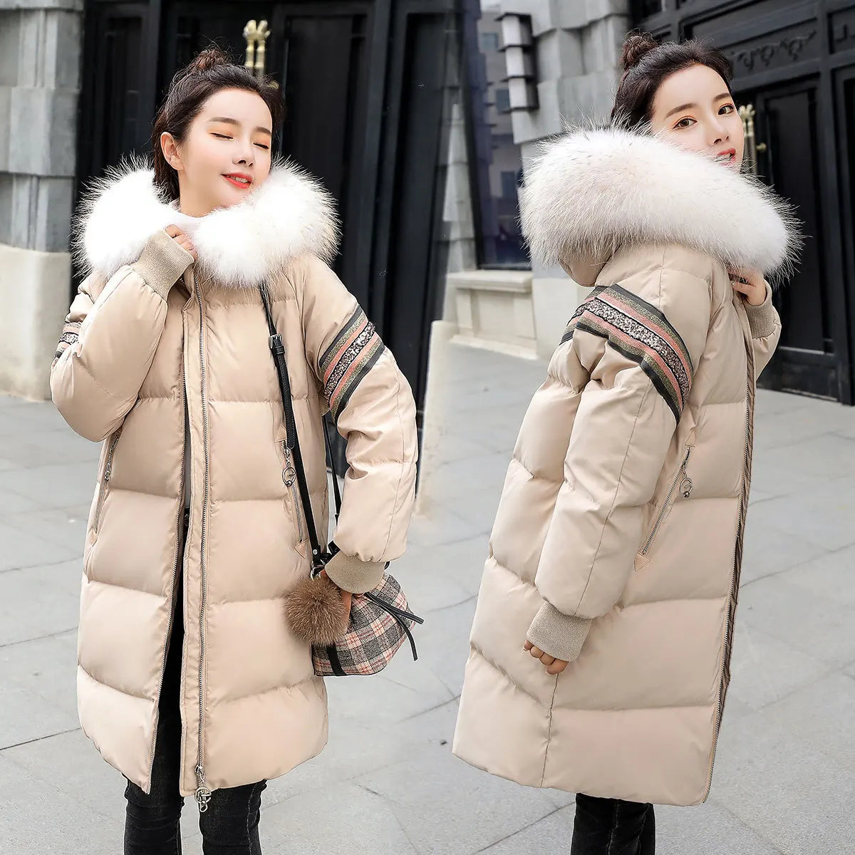 

Cotton-padded Clothes Women's Korean-style Loose-Fit down Coat 2019 Winter New Style Versatile Students down Jacket Cotton-padde