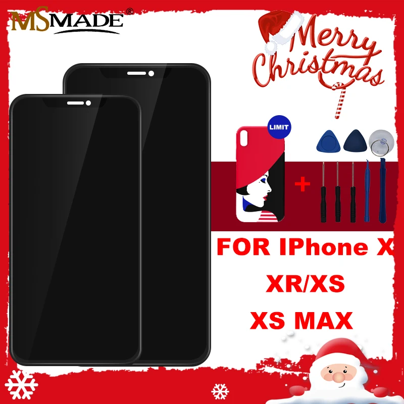 AAA Grade OLED For iPhone X XR XS LCD With 3D Touch Digitizer Screen Assembly No 1