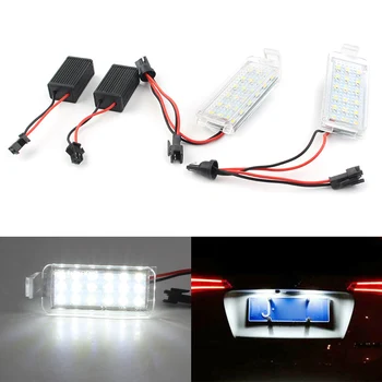 

1Pair Car License Number Plate Lights 18-LED Lamp Bulb for Ford Falcon FG BA BF XR 6 8 2003 2004 2005 2006 2007 2008