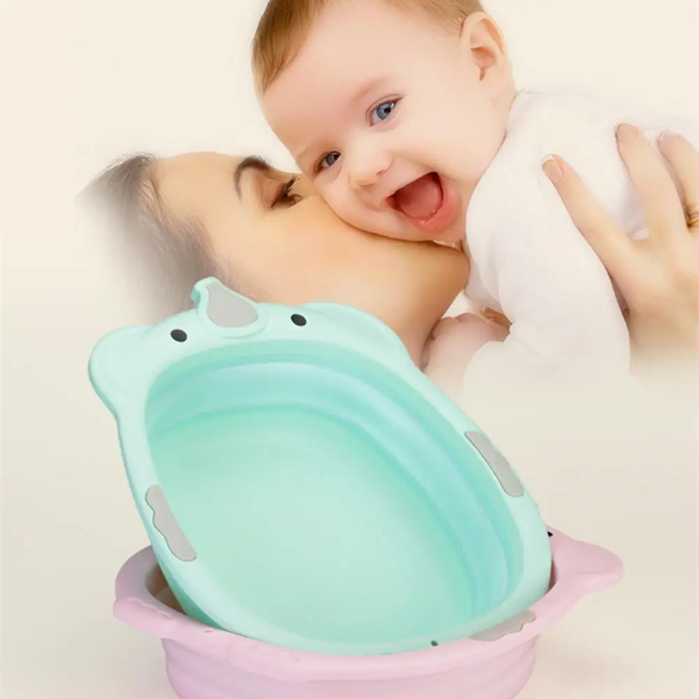 Kidlove детский портативный умывальник водонепроницаемый складной бассейн держатель для мытья ванночка для ног