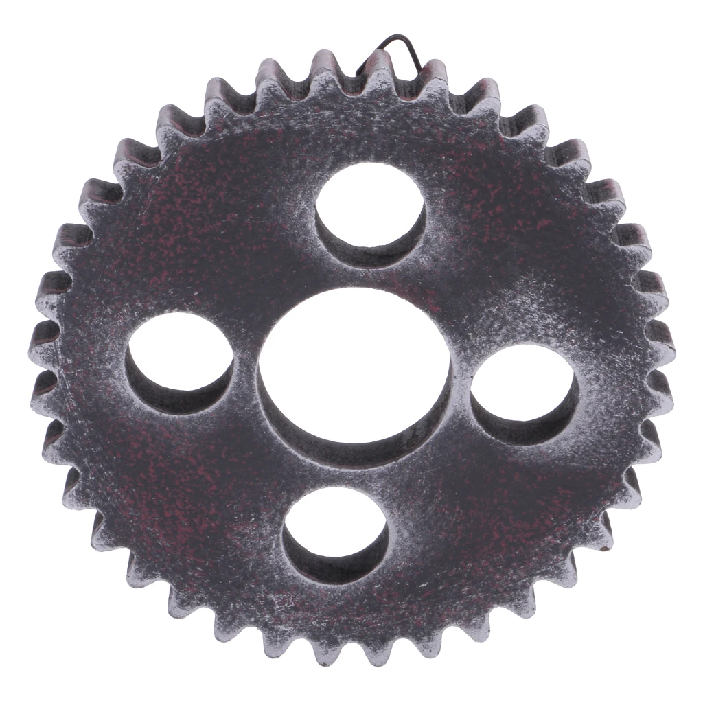 3Pcs Antique Steampunk Wooden Gear Mural for Home DIY Wall Hanging Art Craft