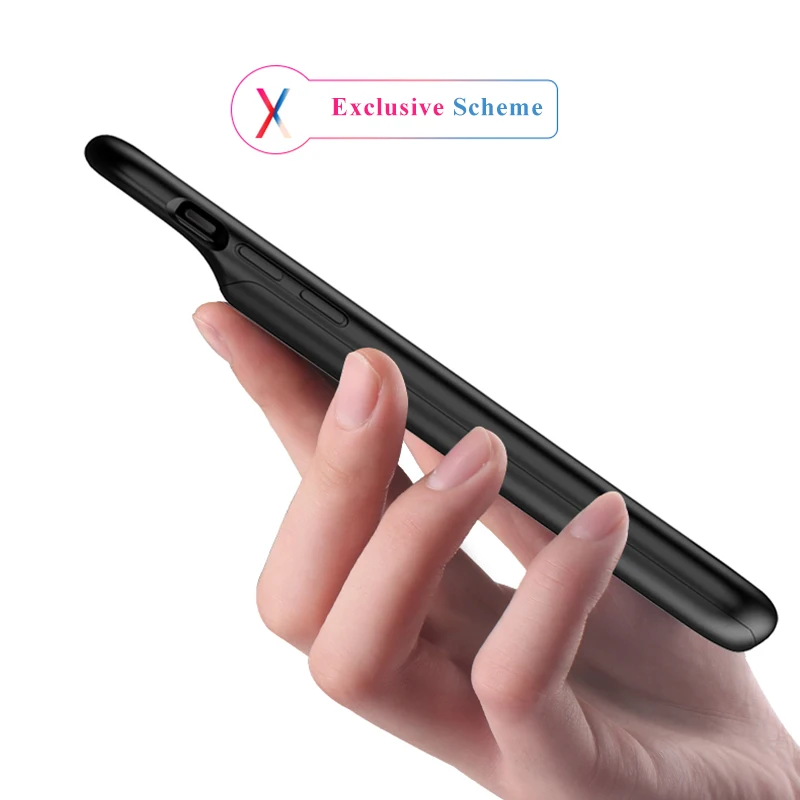 4000mAh аккумулятор Power Bank чехол, крышка зарядного устройства для iPhone X XS Powerbank чехол внешний зарядный блок резервного копирования чехол для iPhone X Xs