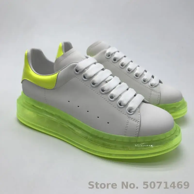 Г. OLOMLB-MC, дизайнерская мужская и женская спортивная обувь на плоской подошве прогулочная обувь с воздушной подушкой Зеленые кожаные кроссовки с хвостом размеры 36-45