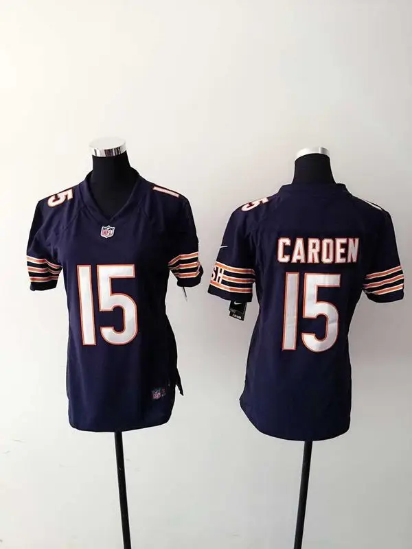 Для женщин дамы Все сшитые Chicago s#34 Вальтер Пейтон 15 Caroen 99 Хэмптон 13 Кевин белый 55 Grasu Джерси - Цвет: Синий