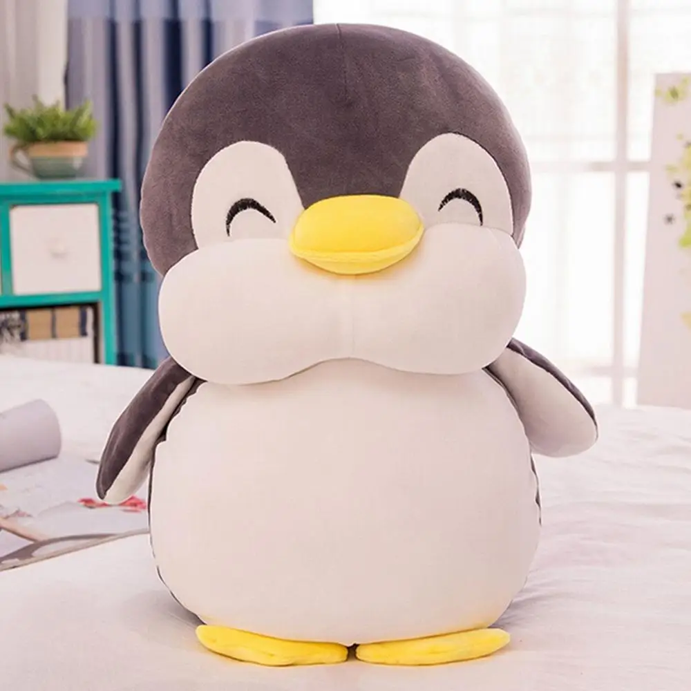 

Plush pillow penguin birthday gift plush toy PP cotton soft cute fuzzy plush penguin holiday gift