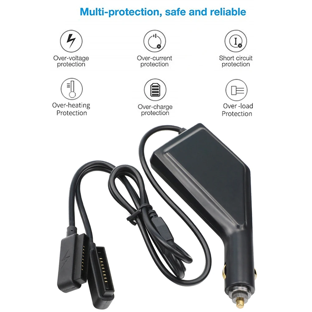 USB Внешняя Быстрая зарядка 3 в 1 Автомобильное зарядное устройство адаптер розетки аксессуары для DJI Mavic Pro 3