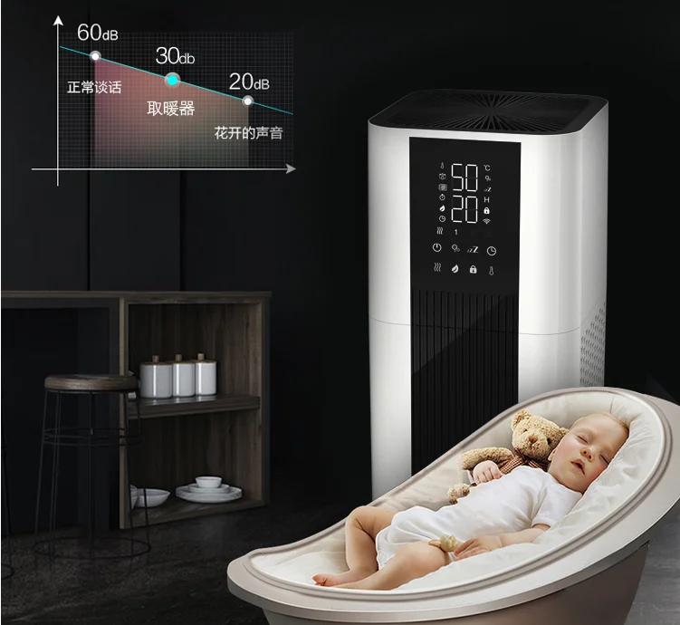 2000W heater home energy saving and heating heating fan bathroom air conditioning hot air heating